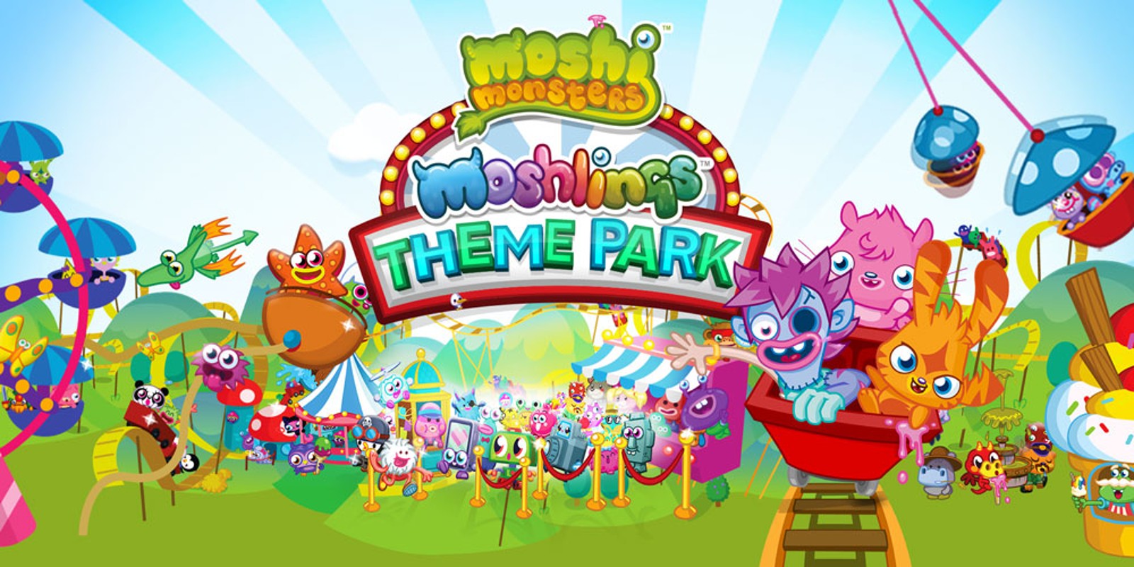 Game cover: Moshi Monsters: Moshlings Theme Park