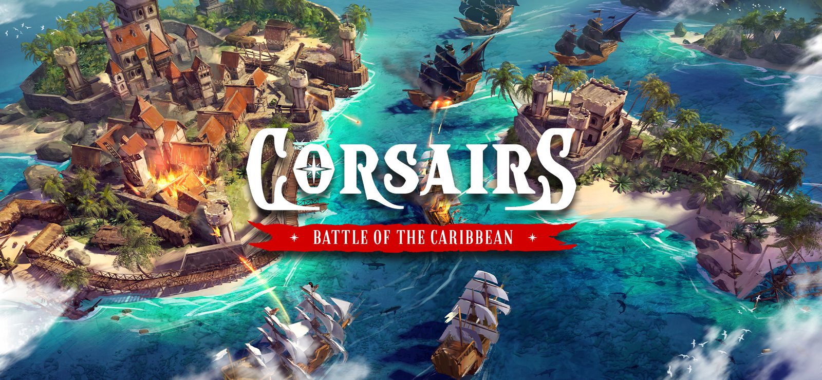 Game cover: Corsairs: Battle of the Caribbean