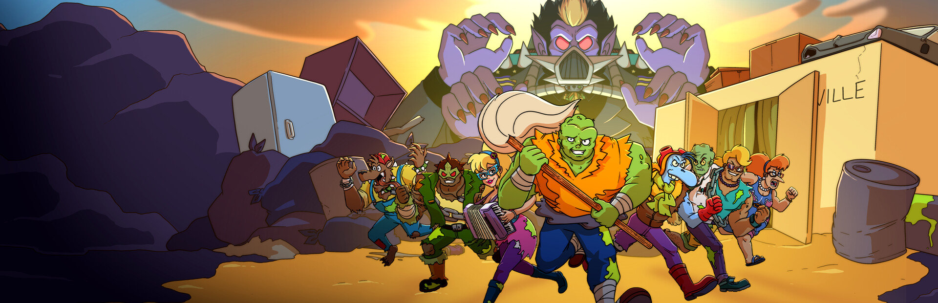 Game cover Toxic Crusaders