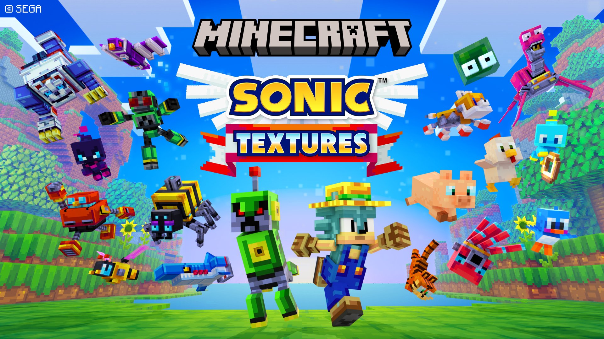 Minecraft: Sonic Texture Pack - Press Kit