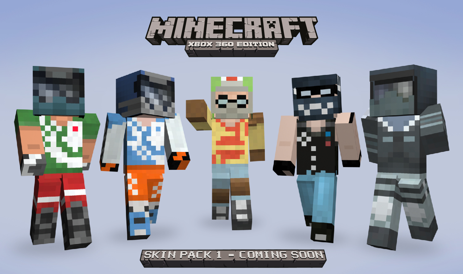 Minecraft Xbox 360 Edition, New Skin Pack 1