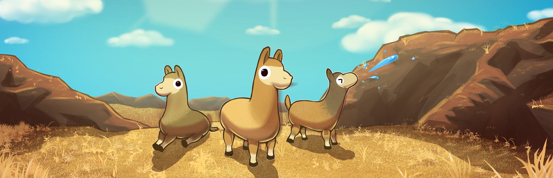 Game cover: Llamalandia