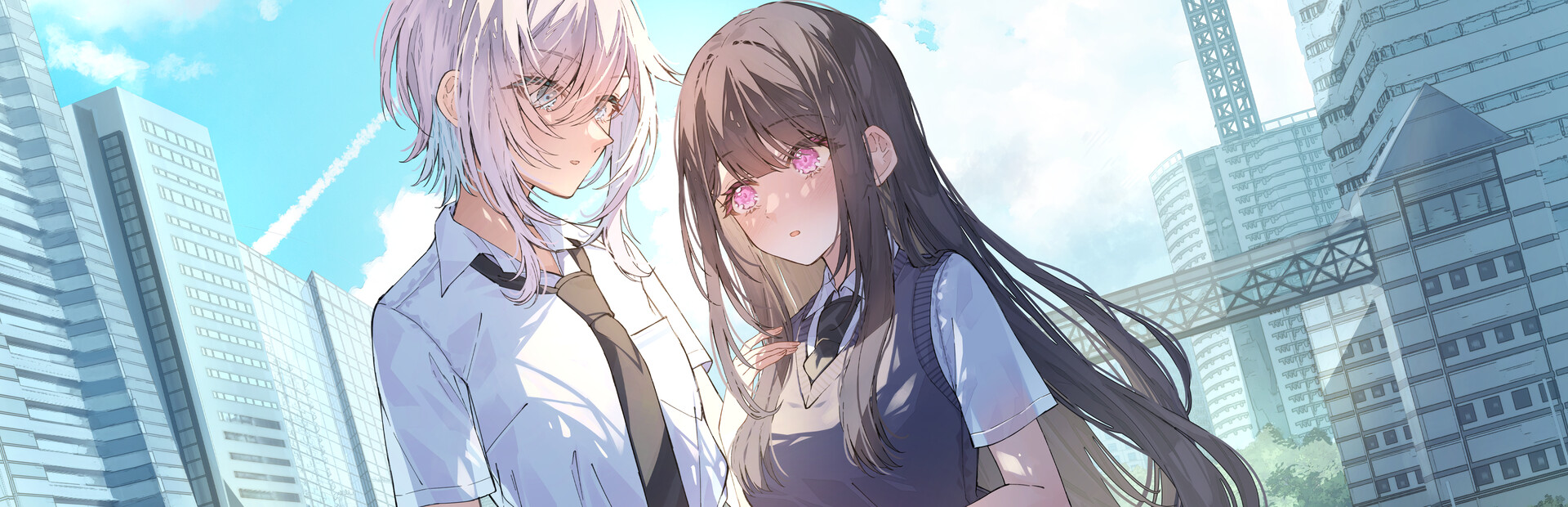 Game cover: UsoNatsu: The Summer Romance Bloomed From a Lie