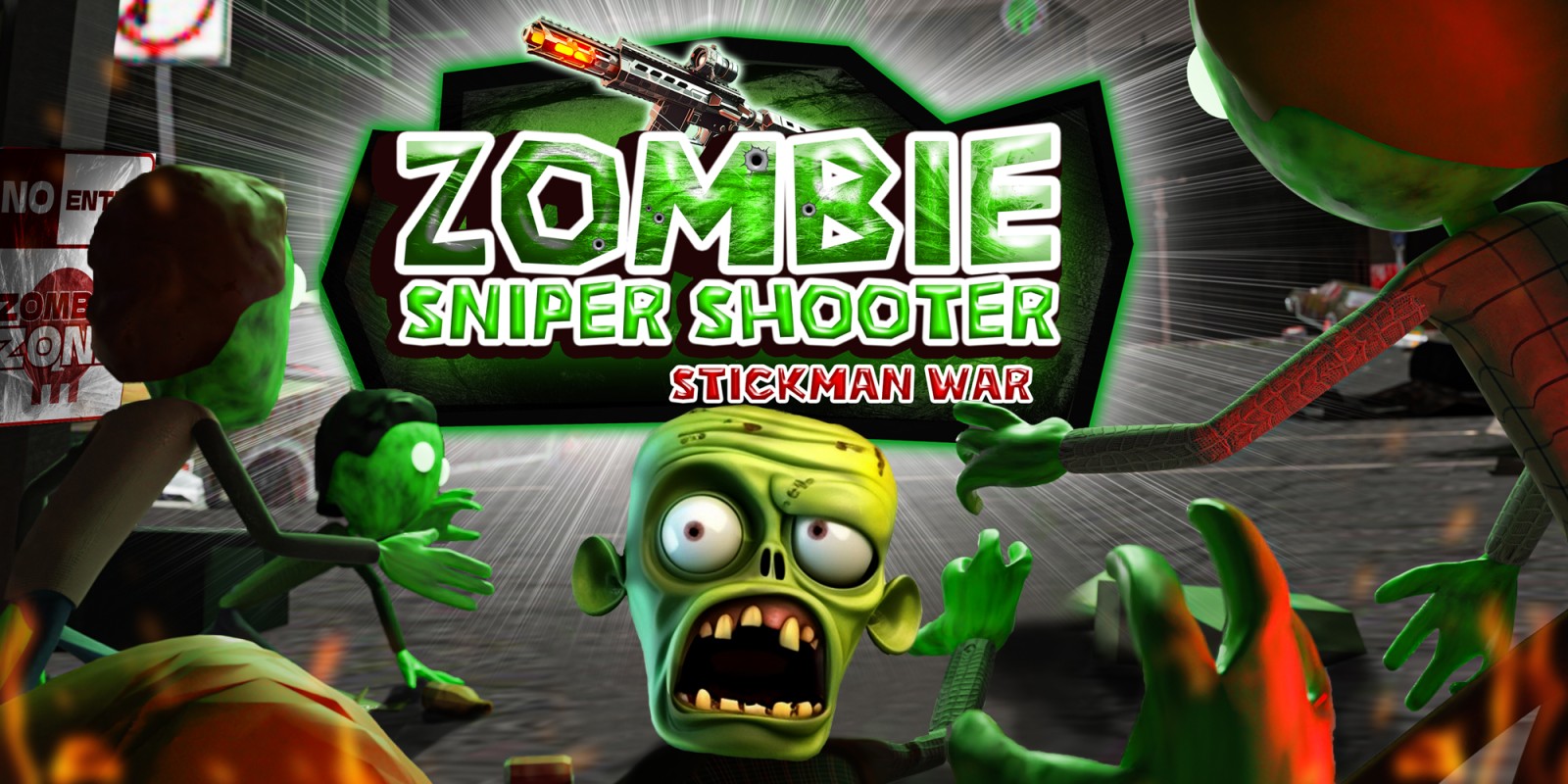 Zombie Sniper Shooter: Stickman War (2023)