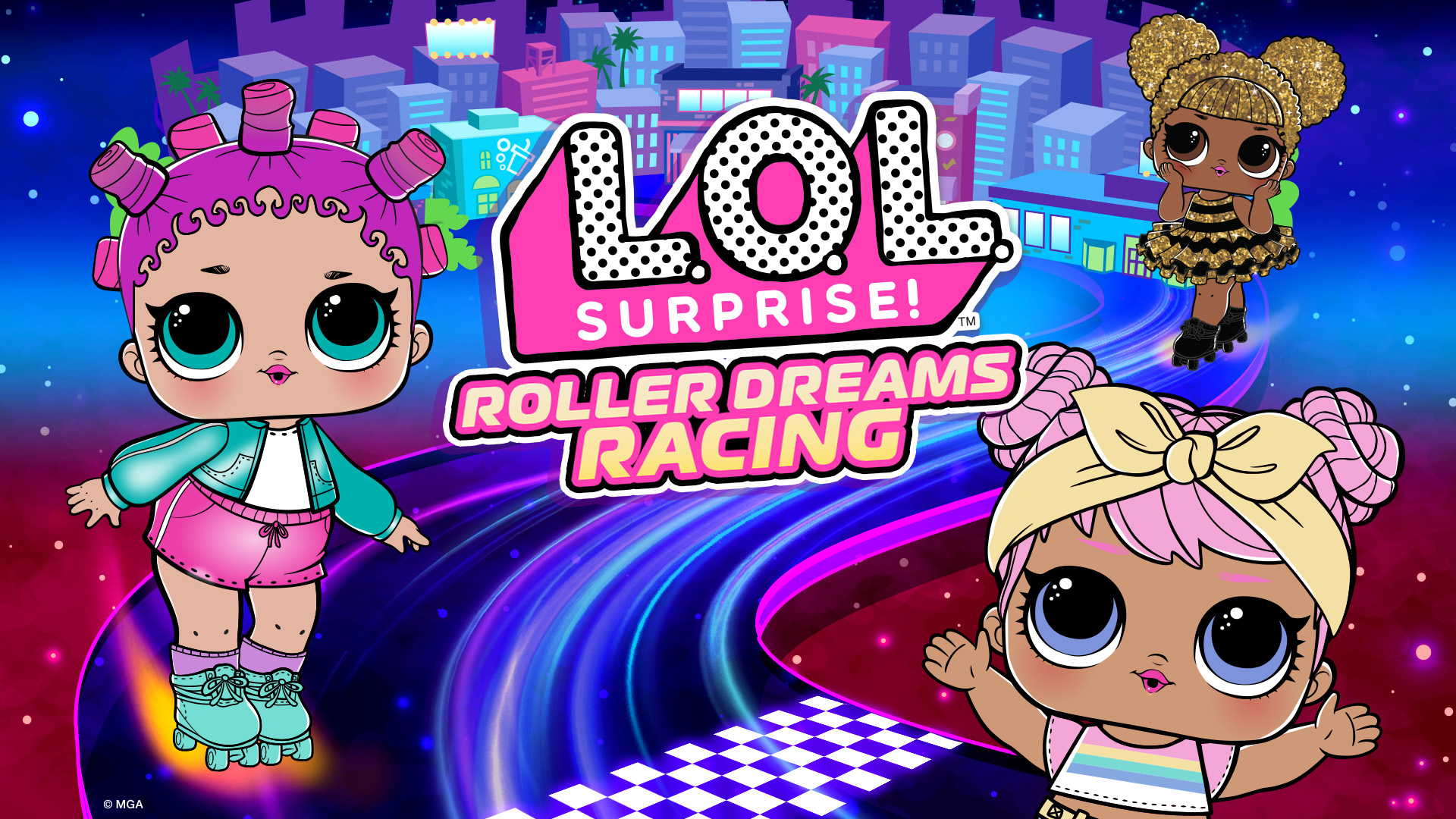 Game cover: L.O.L. Surprise! Roller Dreams Racing
