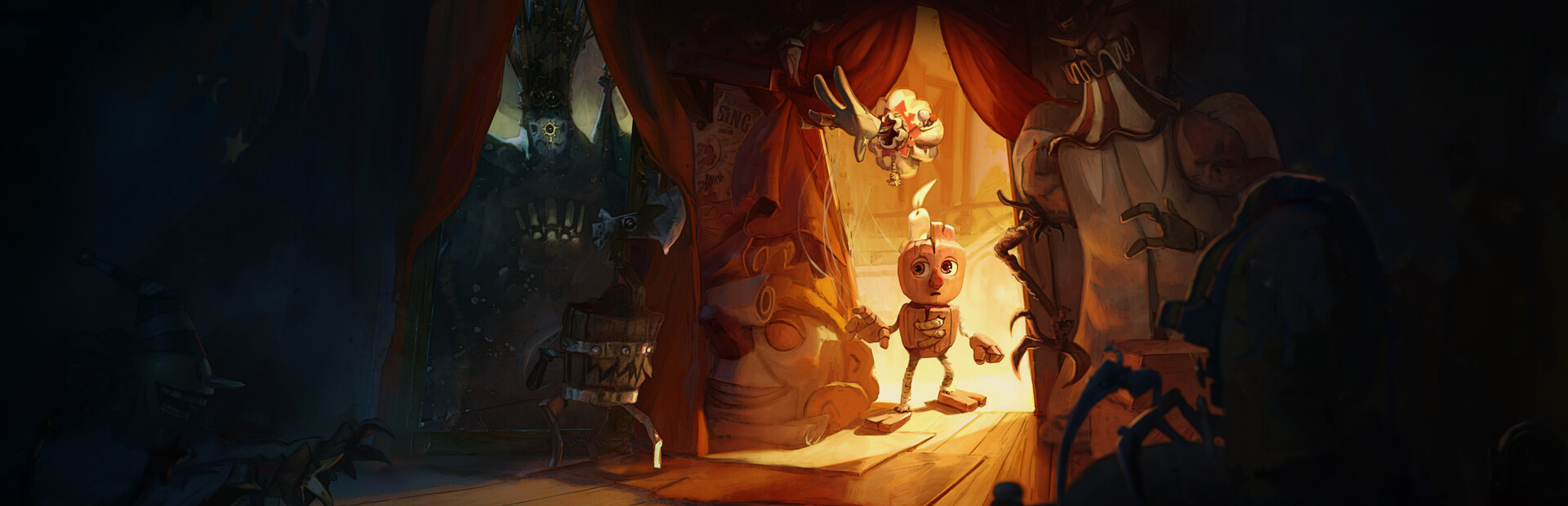 Game cover Once Upon a Puppet