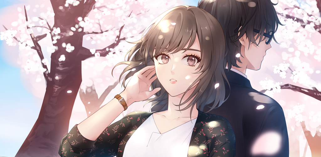 Game cover: Under a Tree with Cherry Blossoms: Love with One's Back