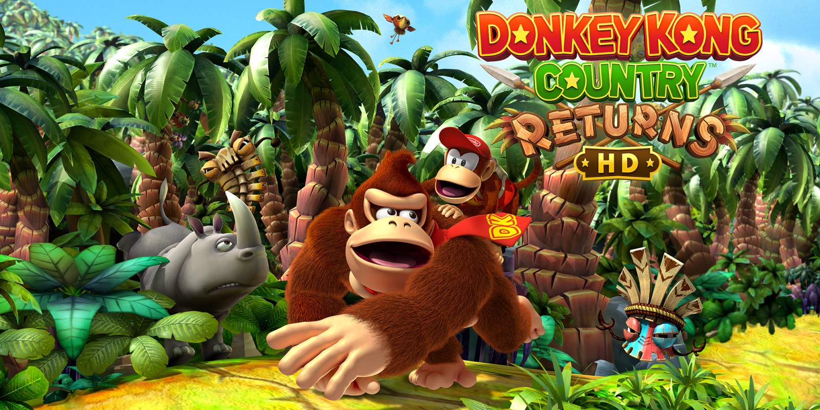 Game cover Donkey Kong Country Returns HD