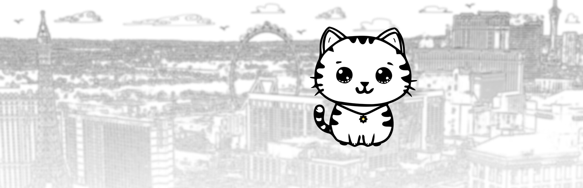 Game cover: 101 Cats in Las Vegas