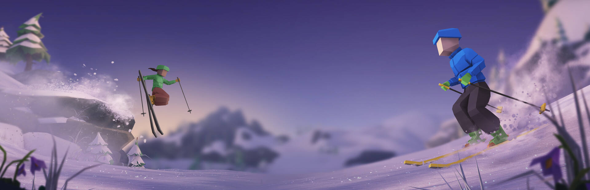 Game cover Lonely Mountains: Snow Riders