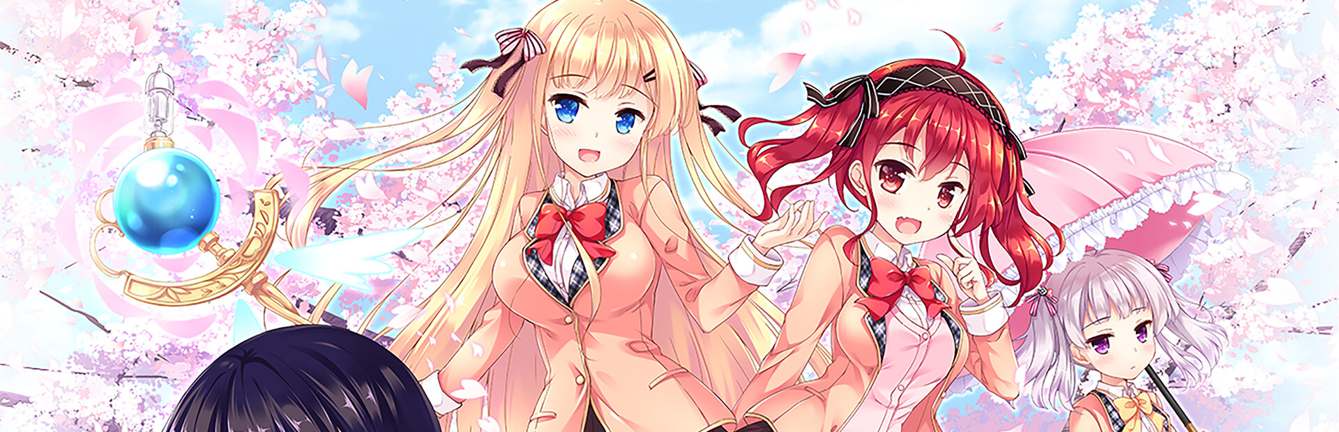 Game cover: Happiness! Sakura Celebration!