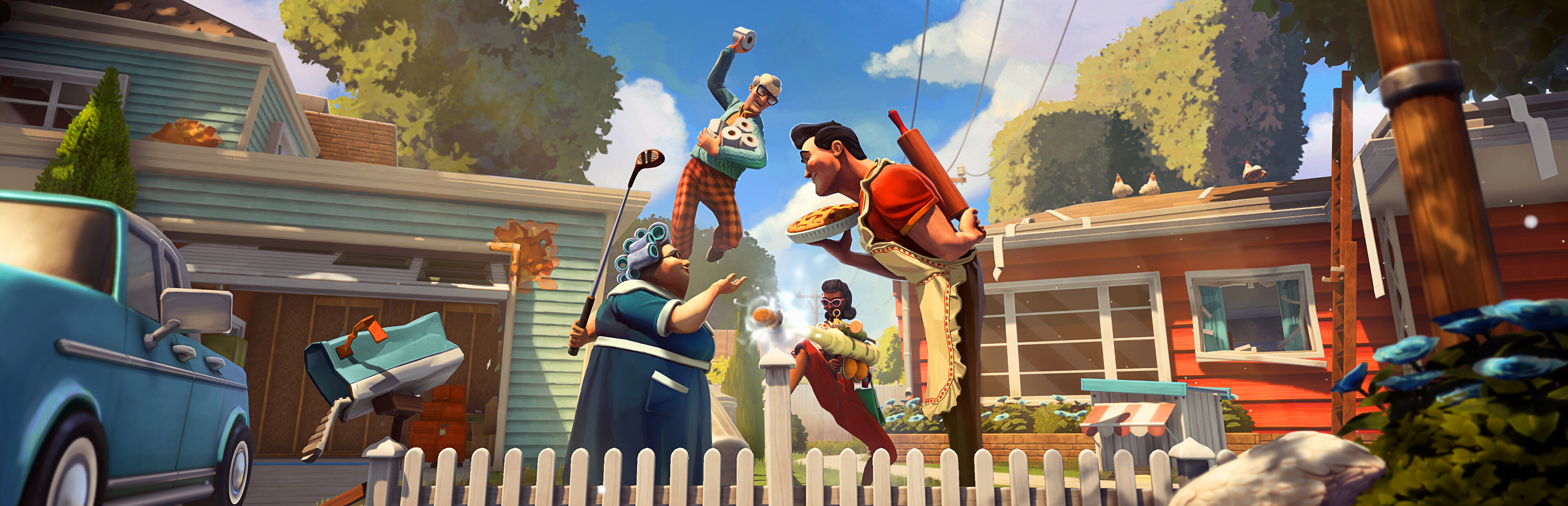 Game cover Neighbors: Suburban Warfare