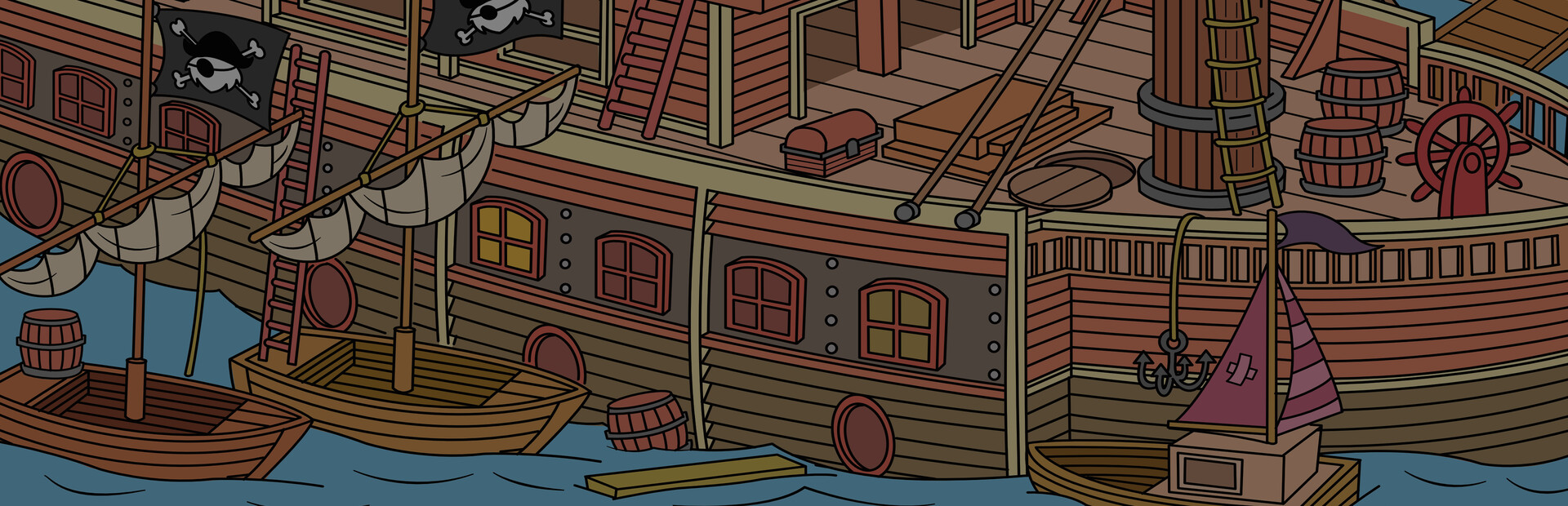 Game cover: Hidden Cats: Pirates