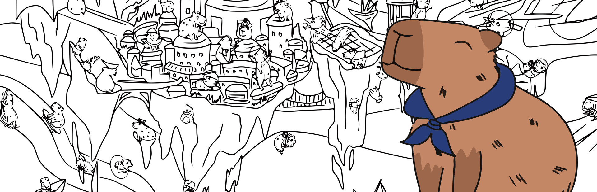 Game cover: 100 Hidden Capybaras