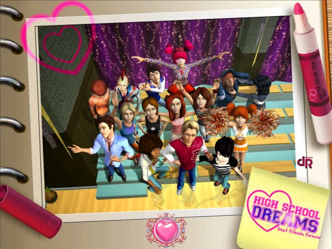 Game cover: High School Dreams: Best Friends Forever