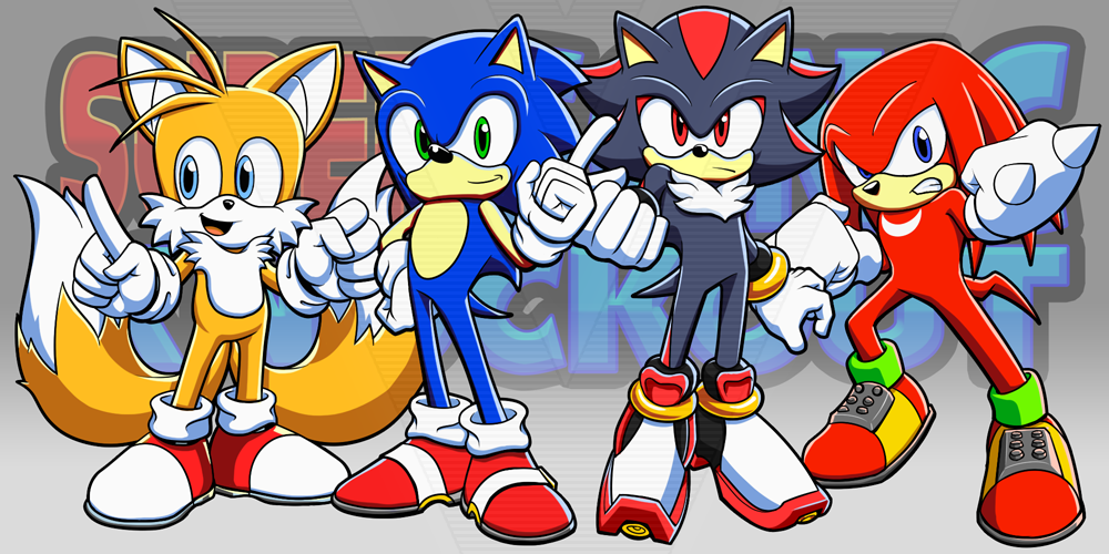 Game cover: Super Sonic Knockout