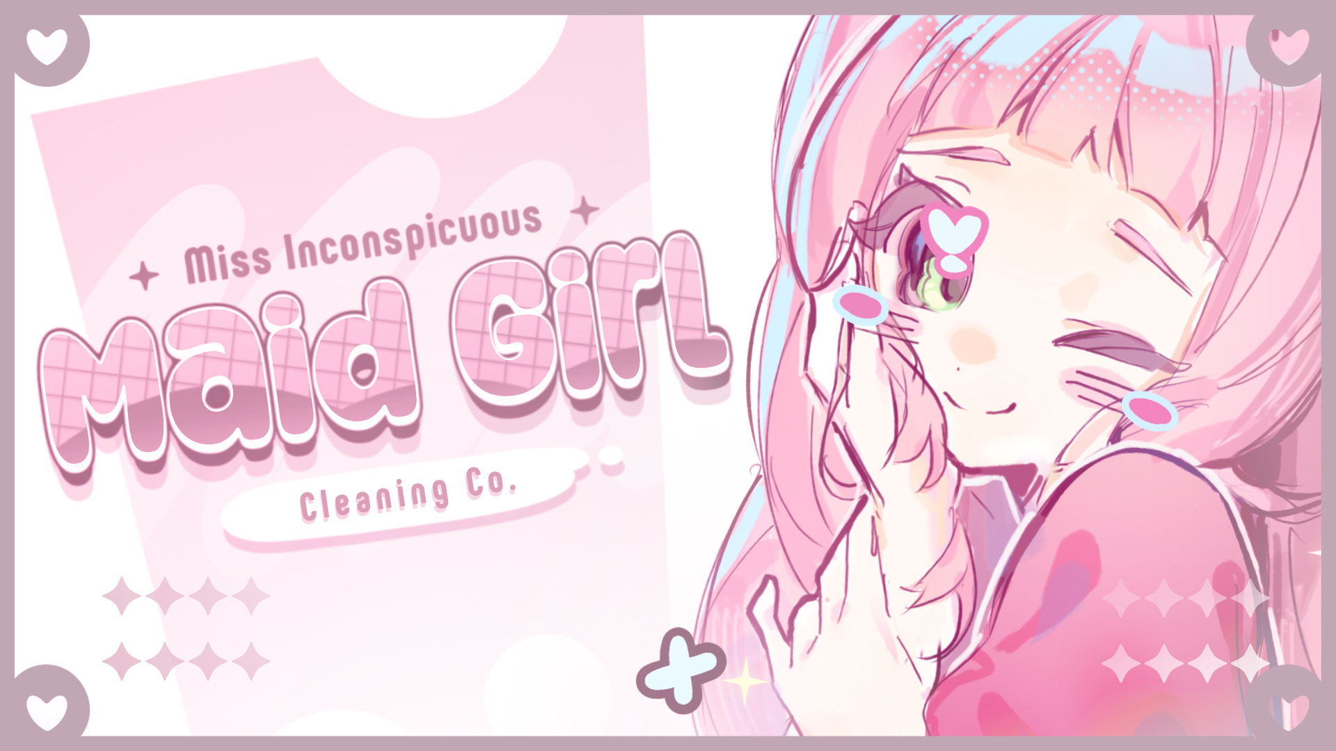 Game cover: Miss Inconspicuous Maid Girl Cleaning Co.