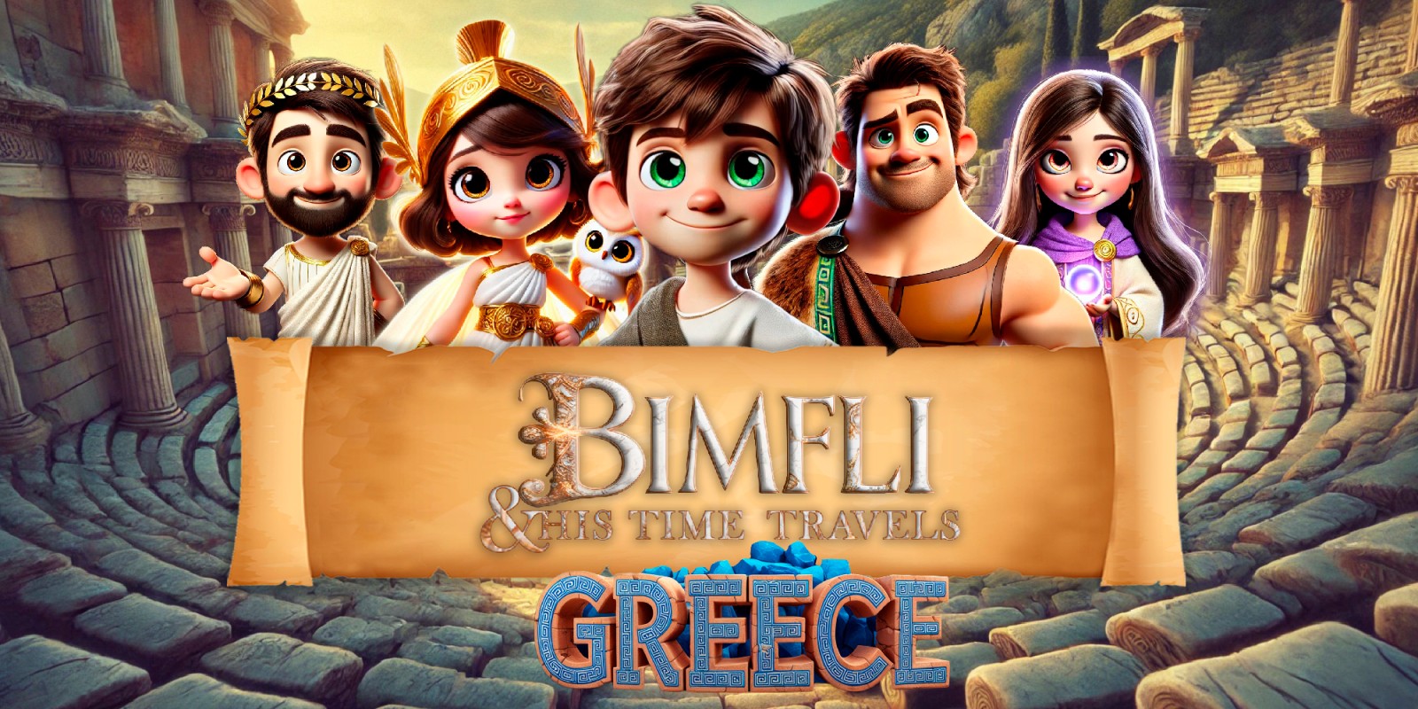 Game cover: Bimfli and His Travels In Time: Greece