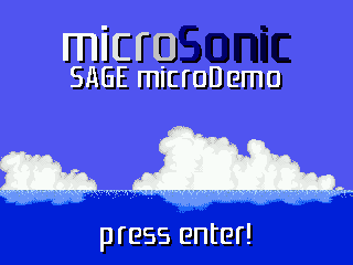 Game cover: MicroSonic