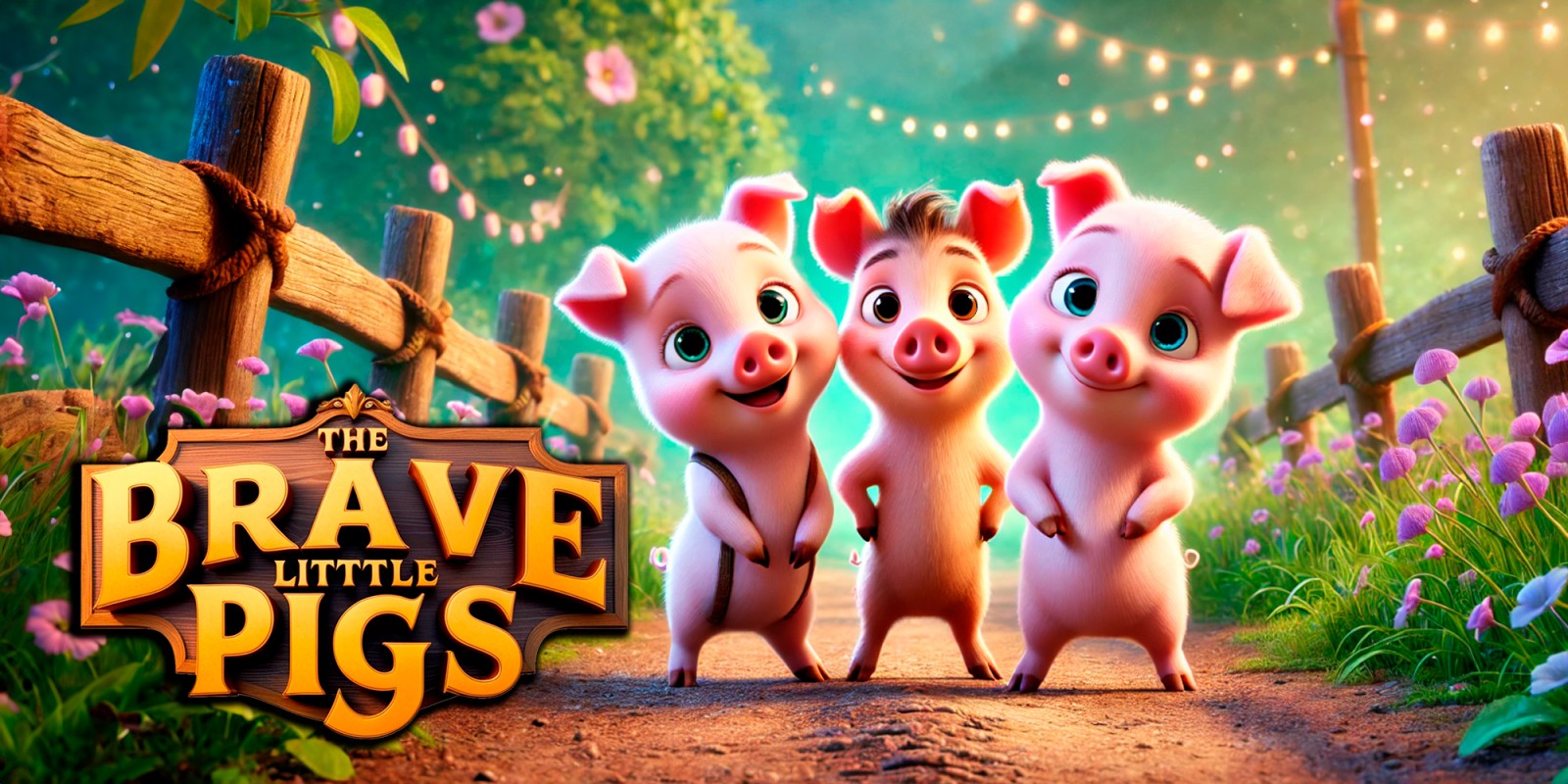 Game cover: The Brave Little Pigs