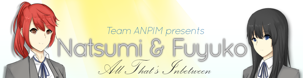 Game cover: Natsumi & Fuyuko: All That's Inbetween