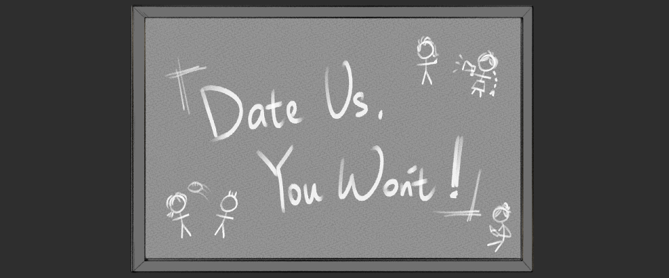Game cover: Date Us, You Won't