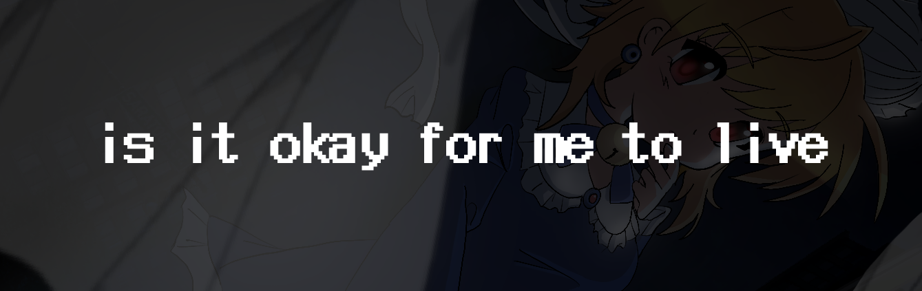 Game cover: Is it okay for me to live