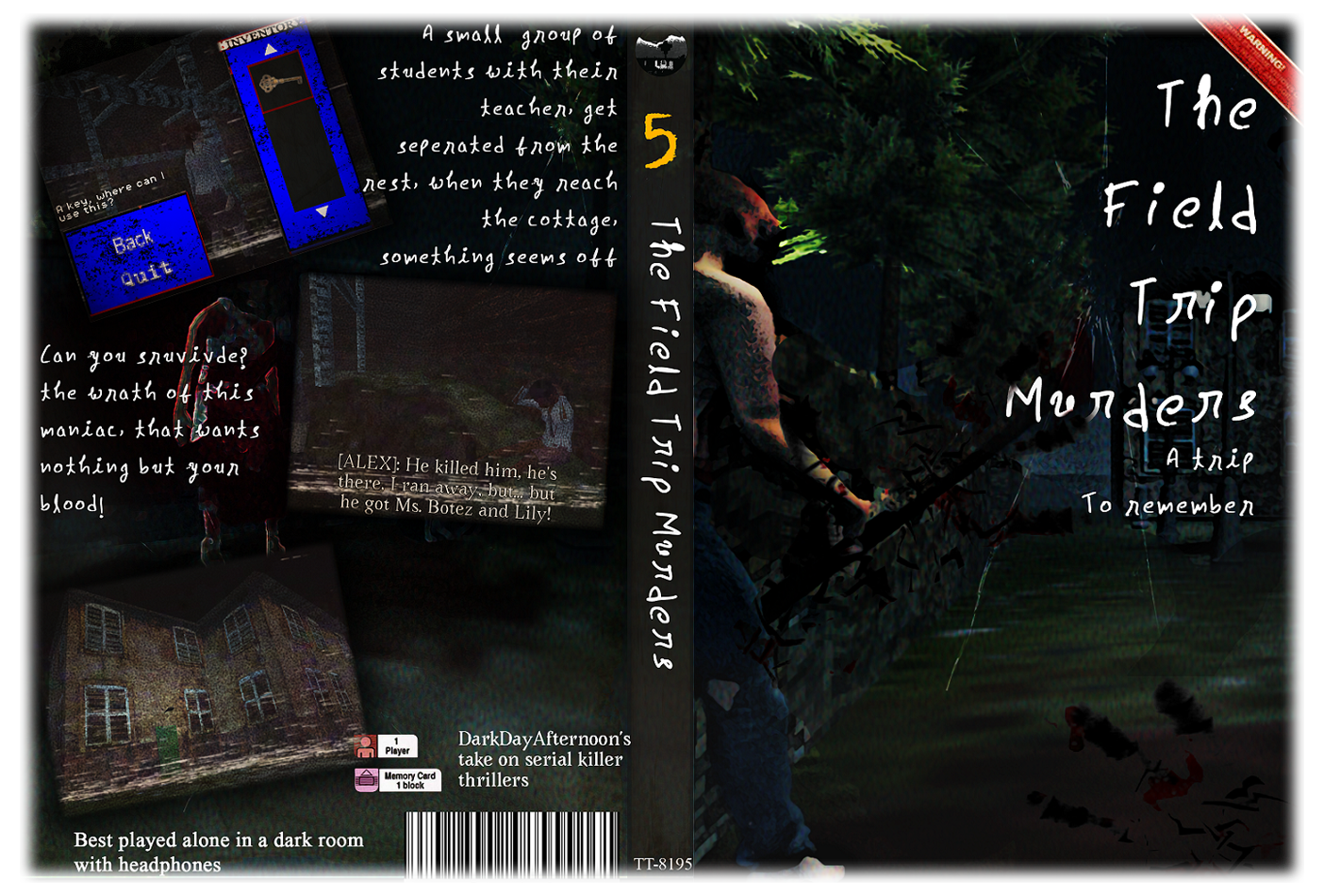 Game cover: The Field Trip Murders