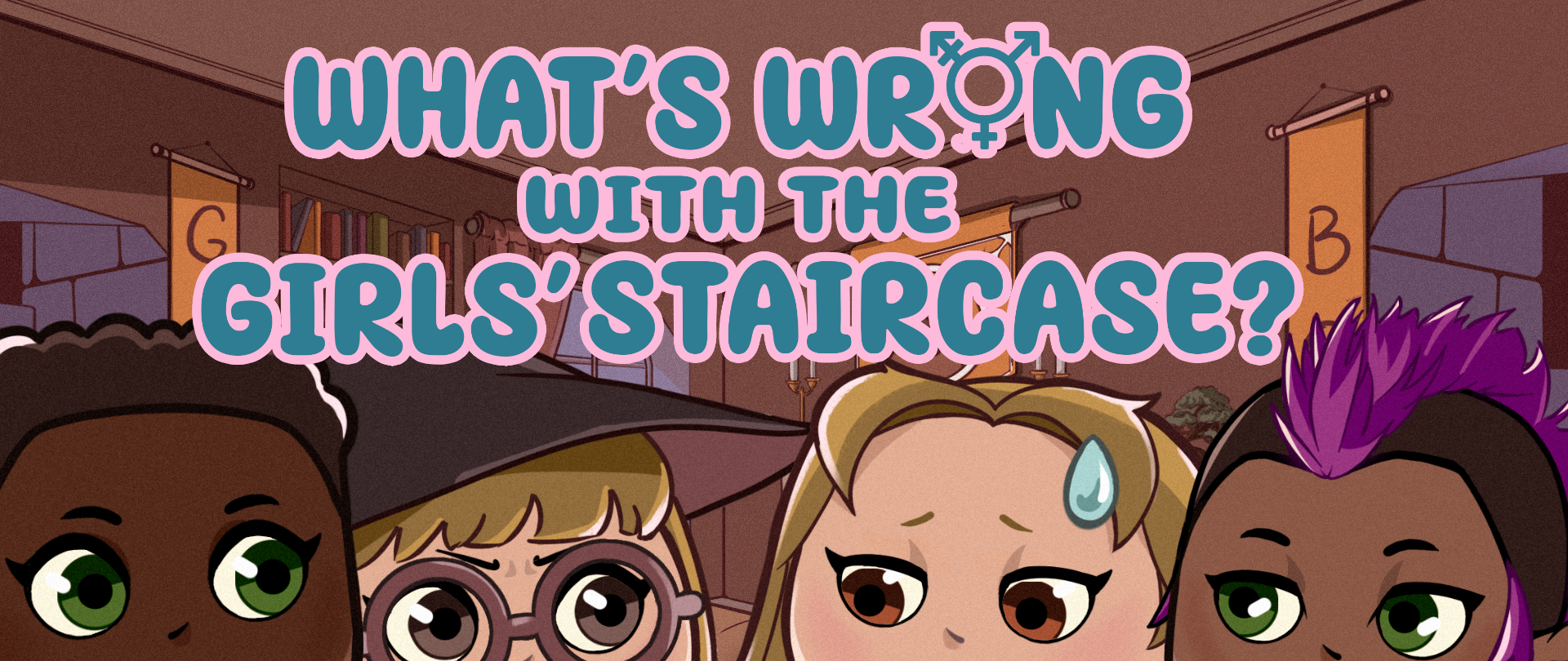 Game cover: What's Wrong With the Girls' Staircase