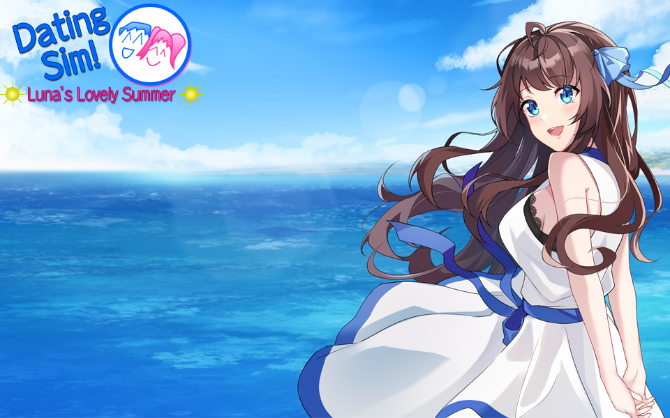 Game cover: Dating Sim! Luna's Lovely Summer