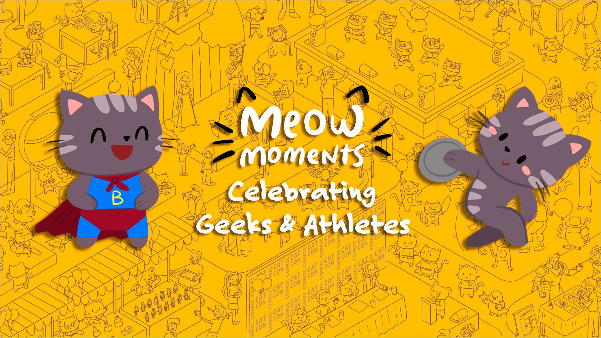Game cover: Meow Moments: Celebrating Geeks & Athletes