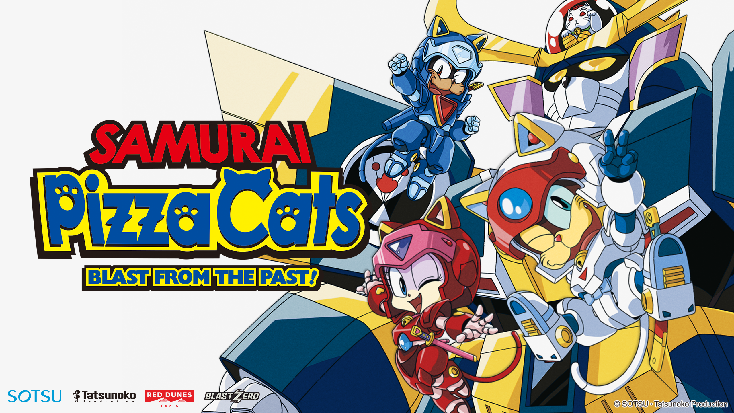 Game cover Samurai Pizza Cats: Blast from the Past!