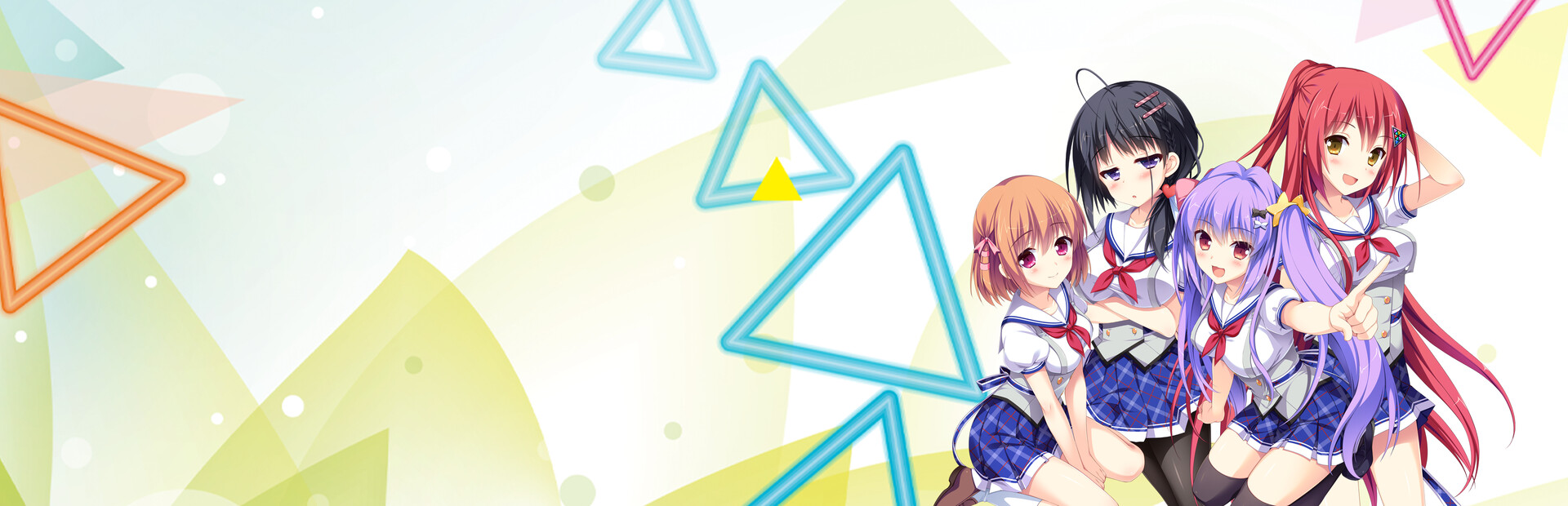 Game cover: Sankaku Renai: Love Triangle Trouble