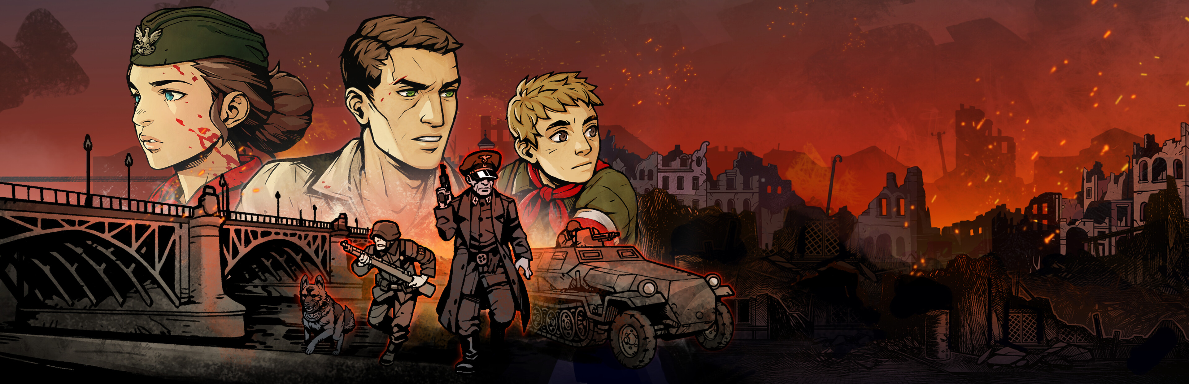 Game cover: Warsaw Rising: City of Heroes