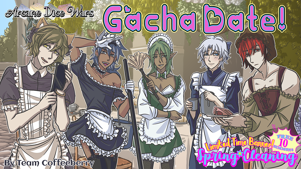Game cover: Arcane Dice Wars: Gacha Date