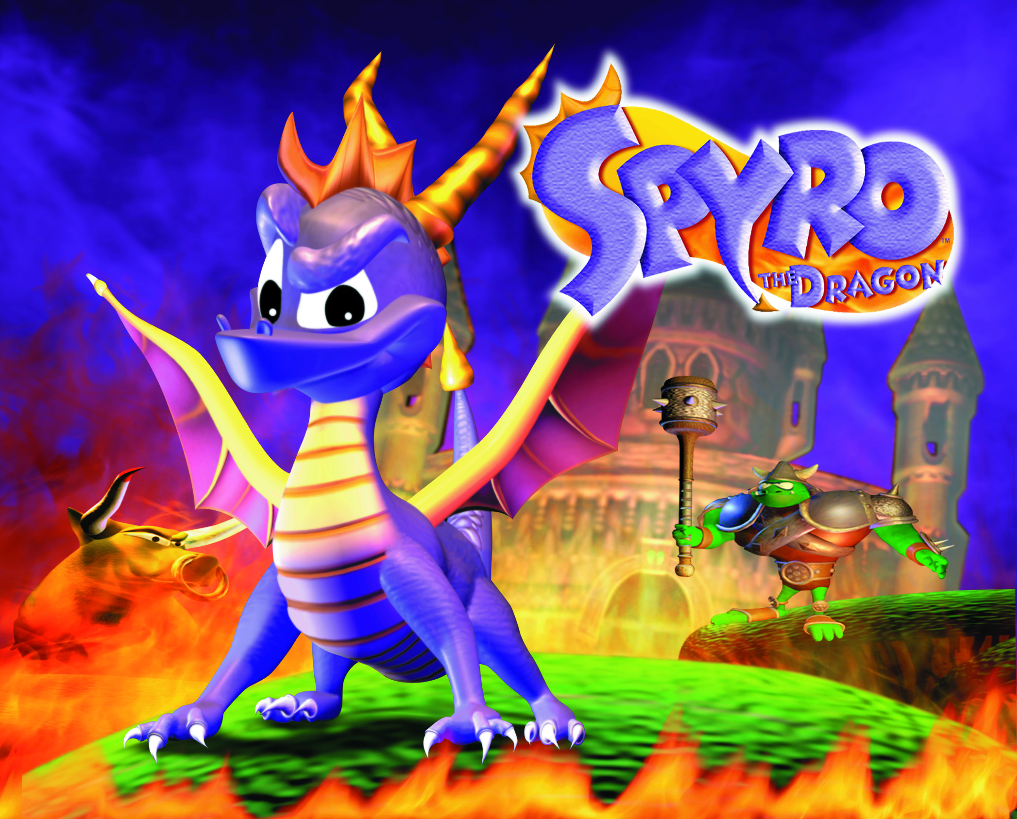 Game cover: Spyro the Dragon