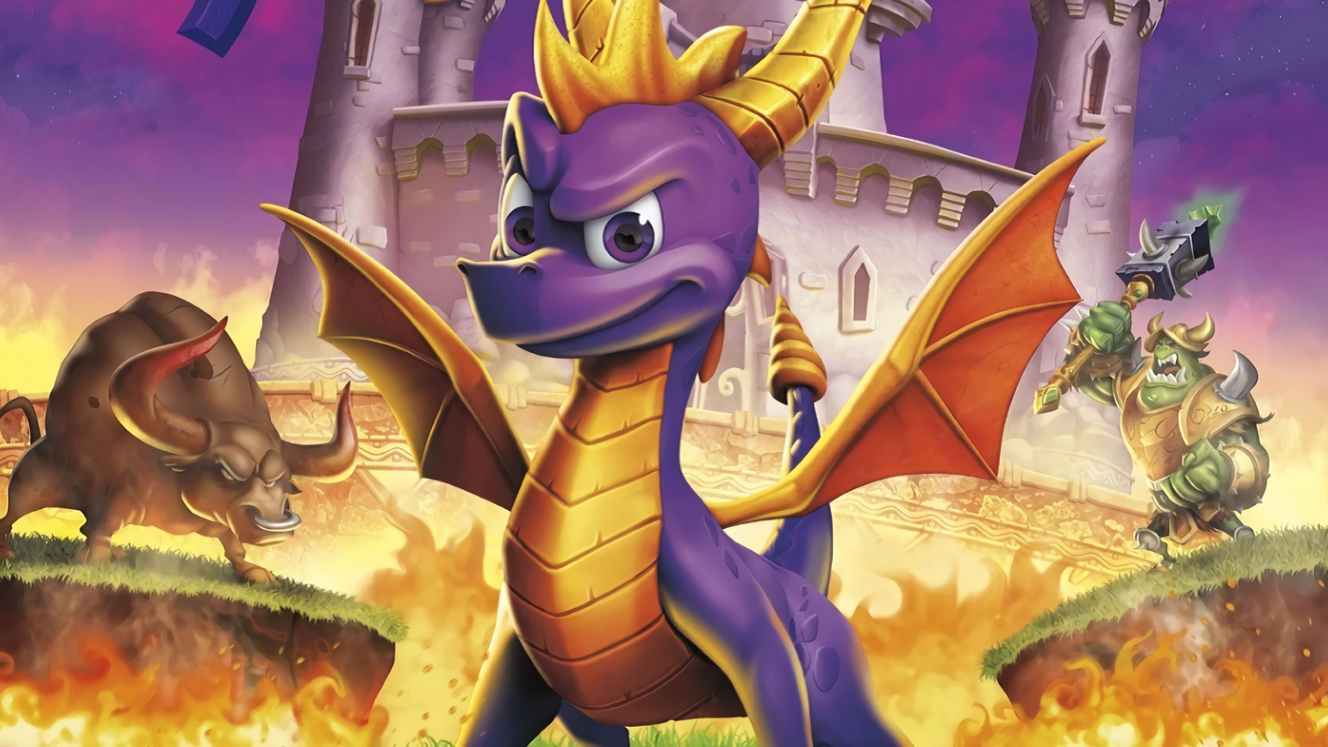 Game cover: Spyro the Dragon