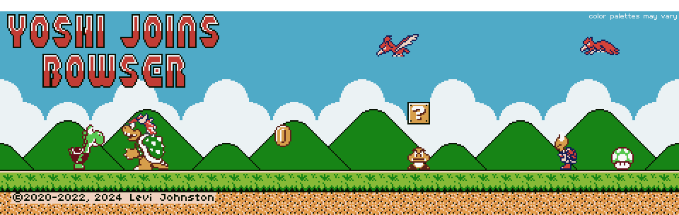 Game cover: Yoshi Joins Bowser