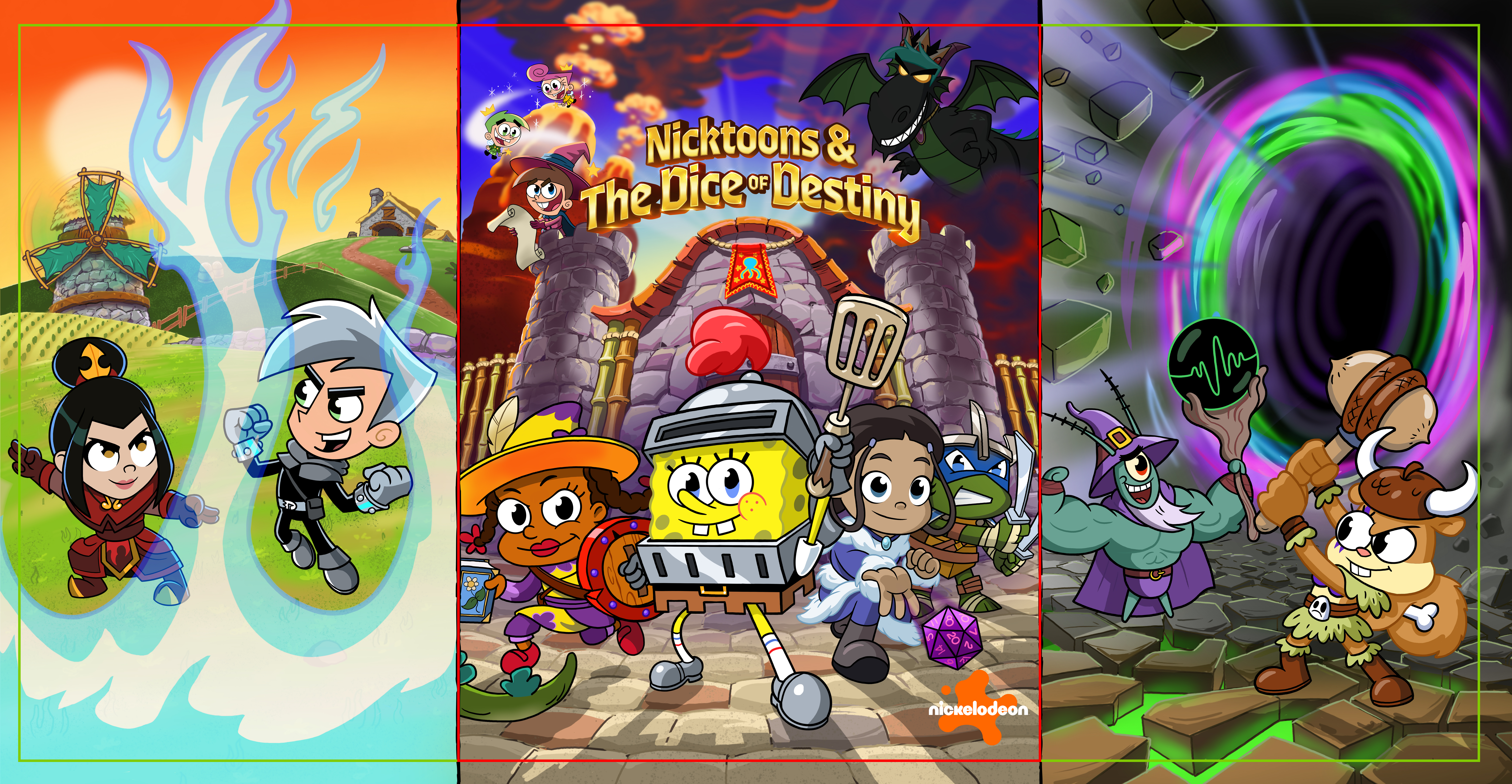 Game cover Nicktoons & The Dice of Destiny