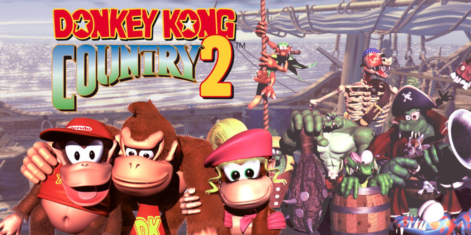 Game cover: Donkey Kong Country 2: Diddy's Kong Quest
