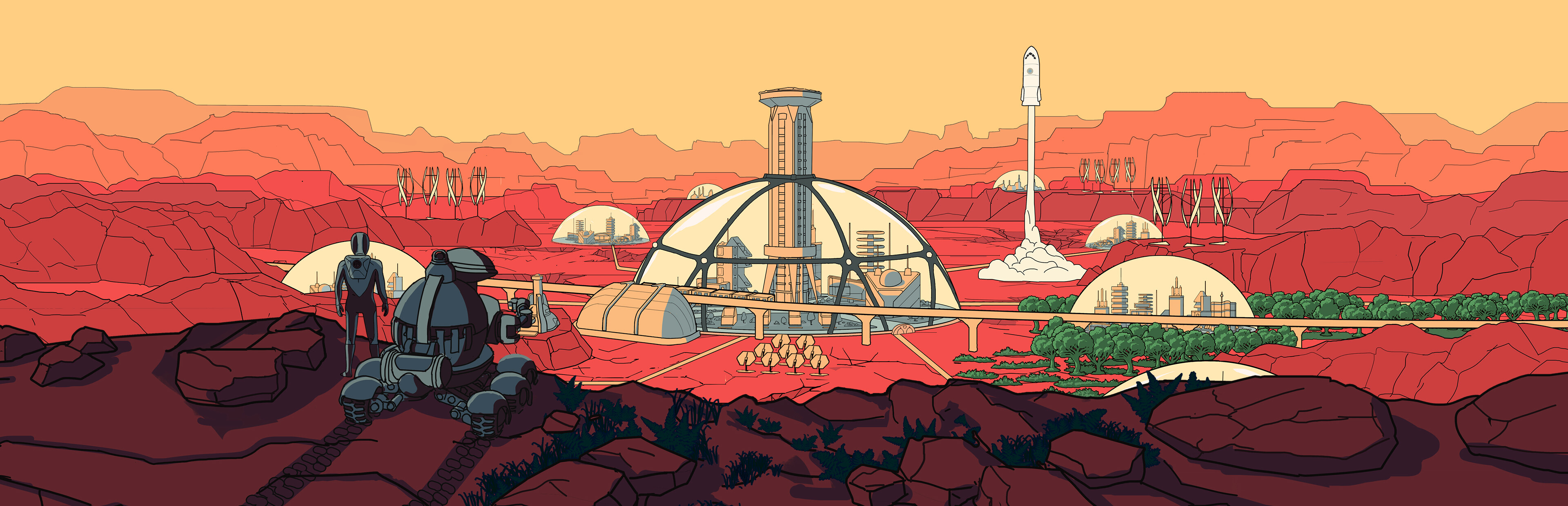 Game cover Surviving Mars: Relaunched