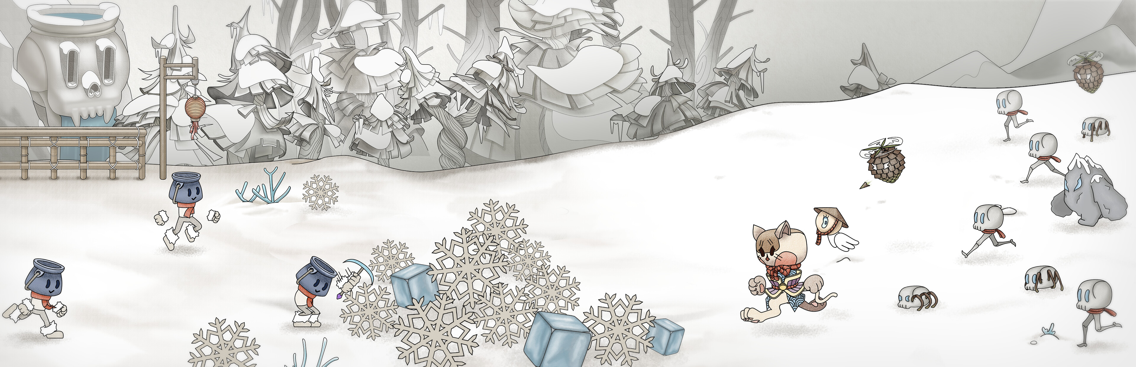 Game cover: Paint the Snow: Idle