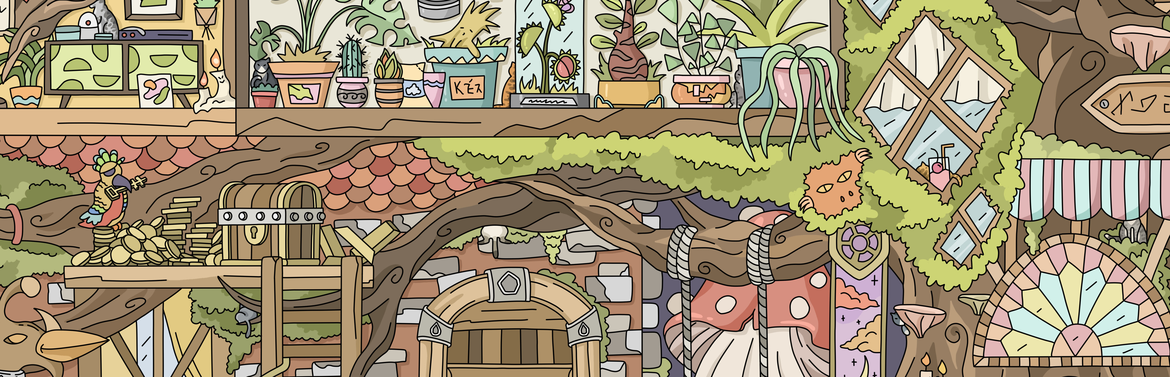 Game cover: Find Kittens 5: Magic Tree