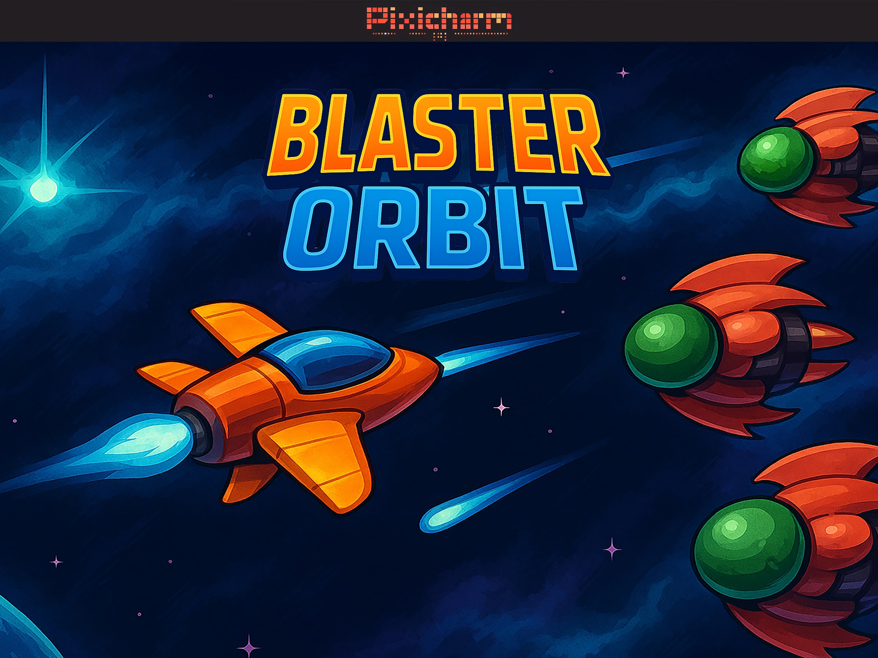 Game cover: Pixicharm: Blaster Orbit