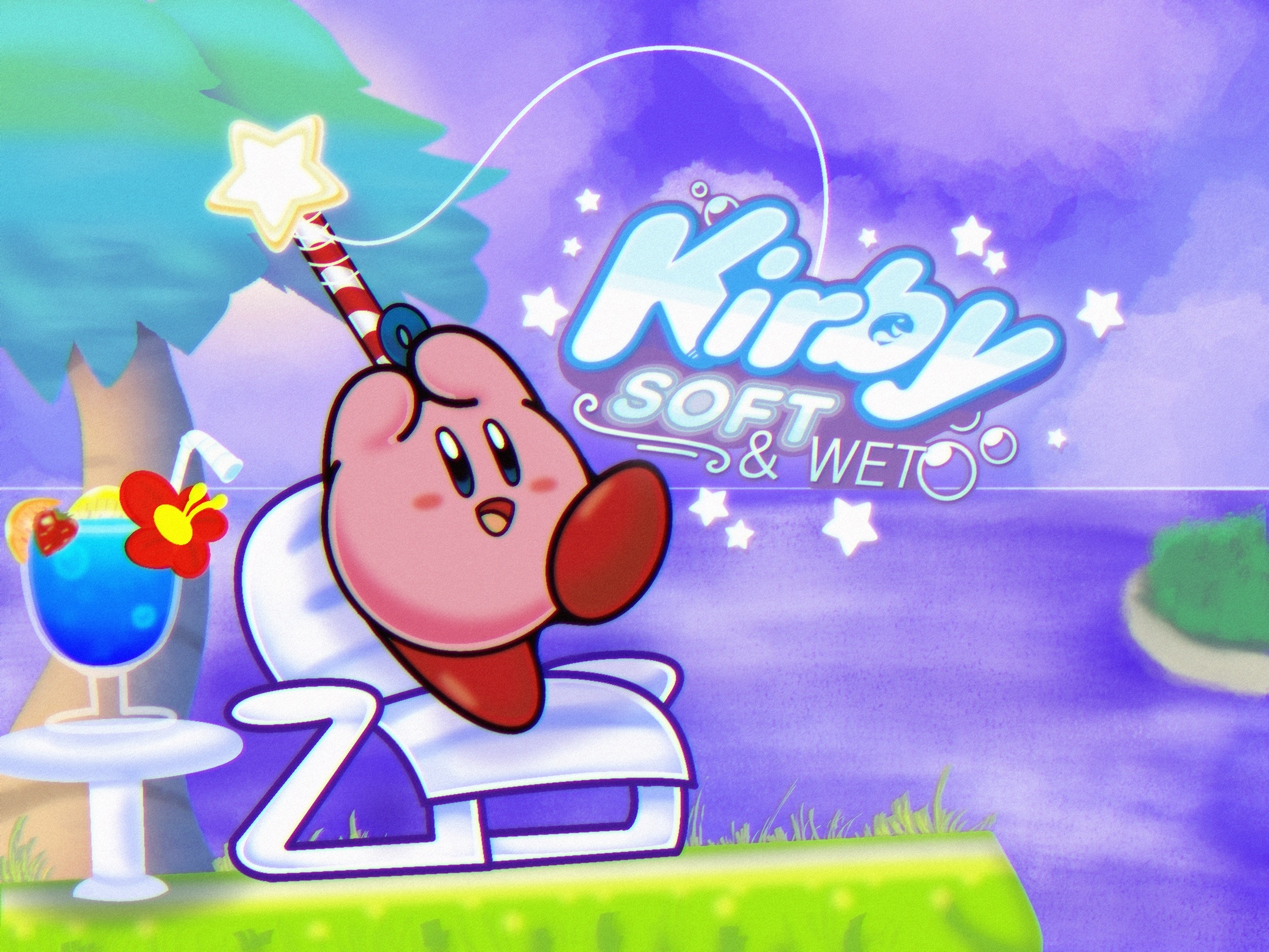 Game cover: Kirby: Soft & Wet