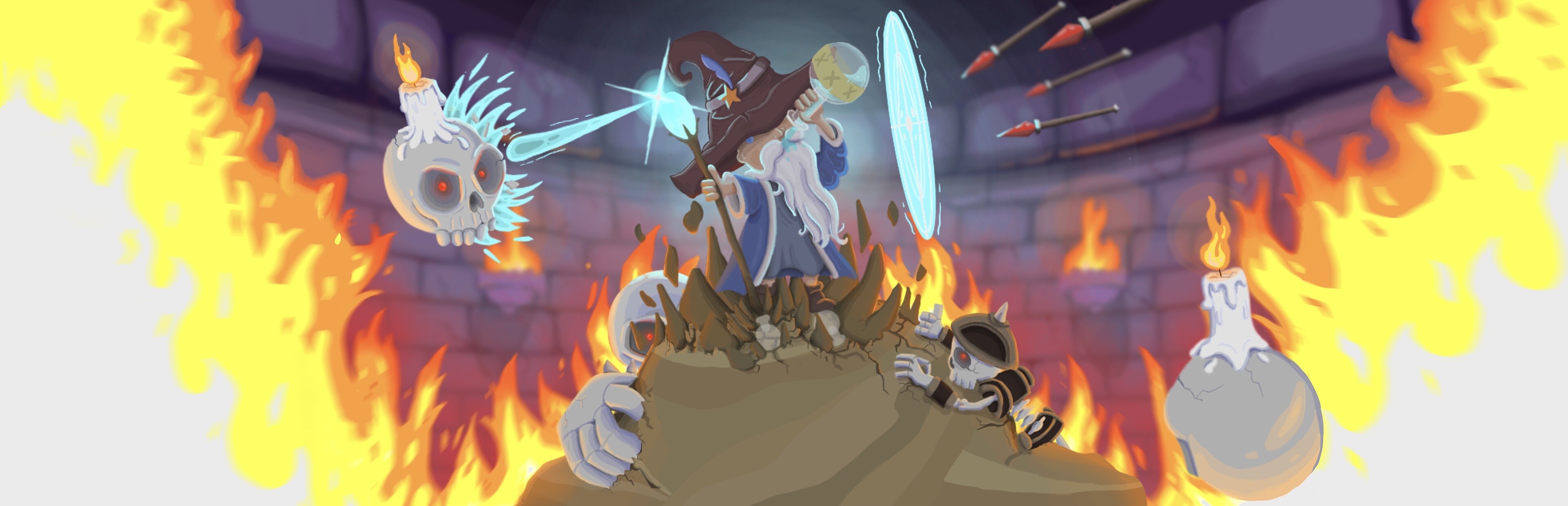 Game cover: DWD: Drunk Wizard Dungeoneer