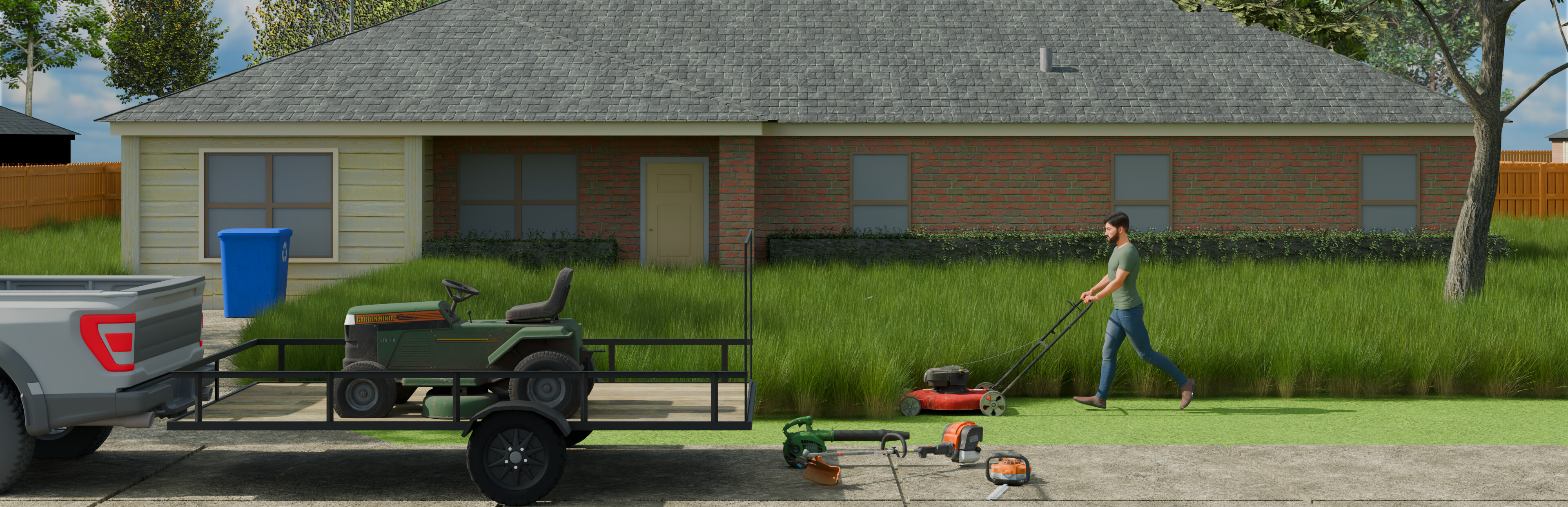 Game cover: Lawn Care Simulator