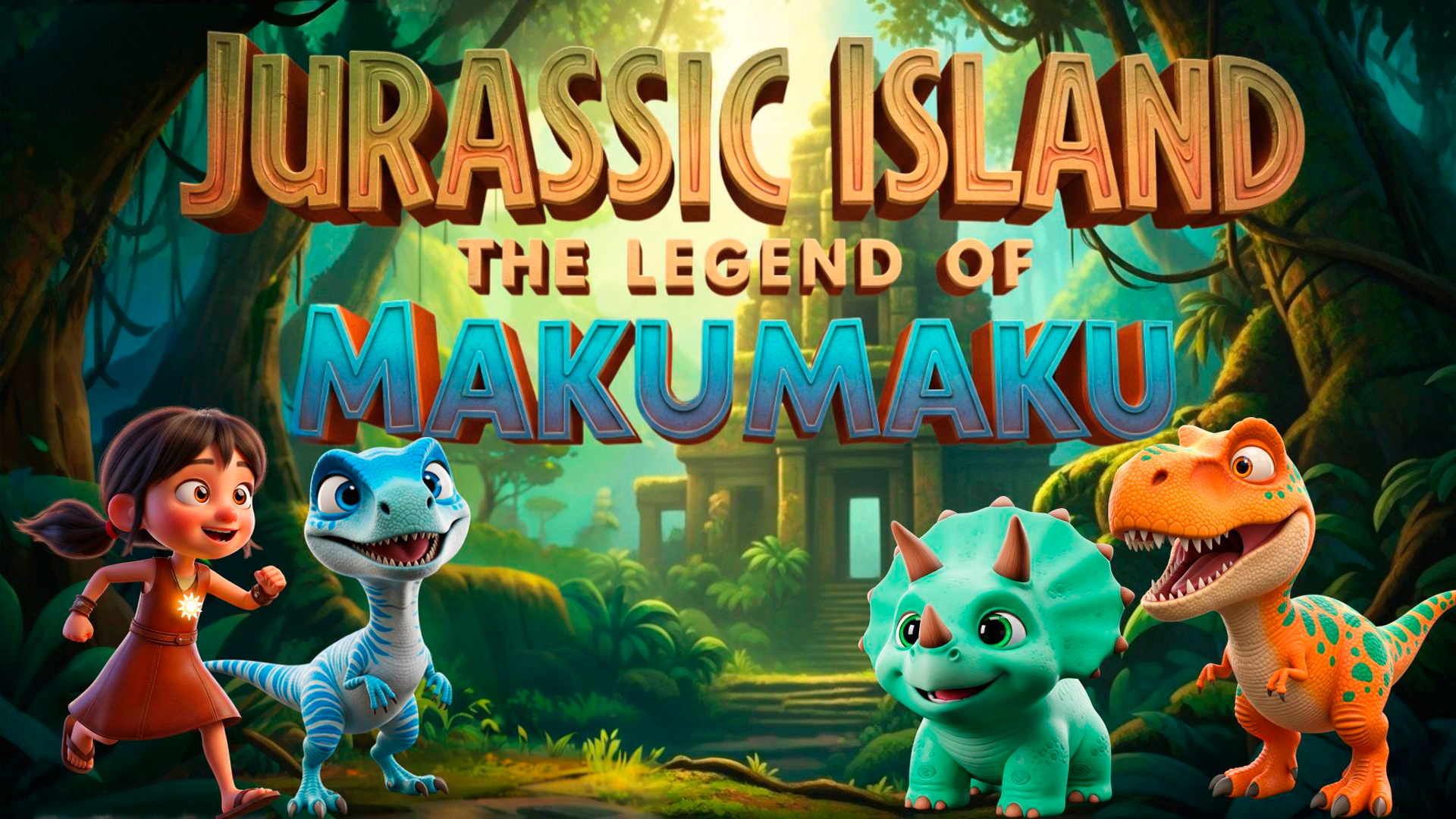 Game cover: Jurassic Island: The Legend of Makumaku