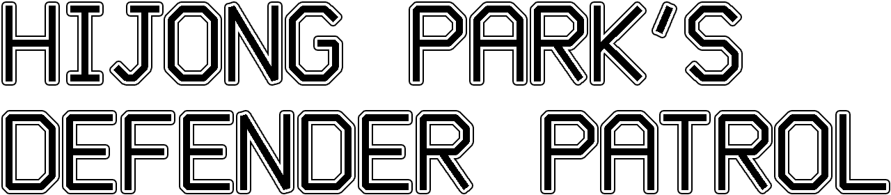 Game cover: Hijong Park's Defender Patrol