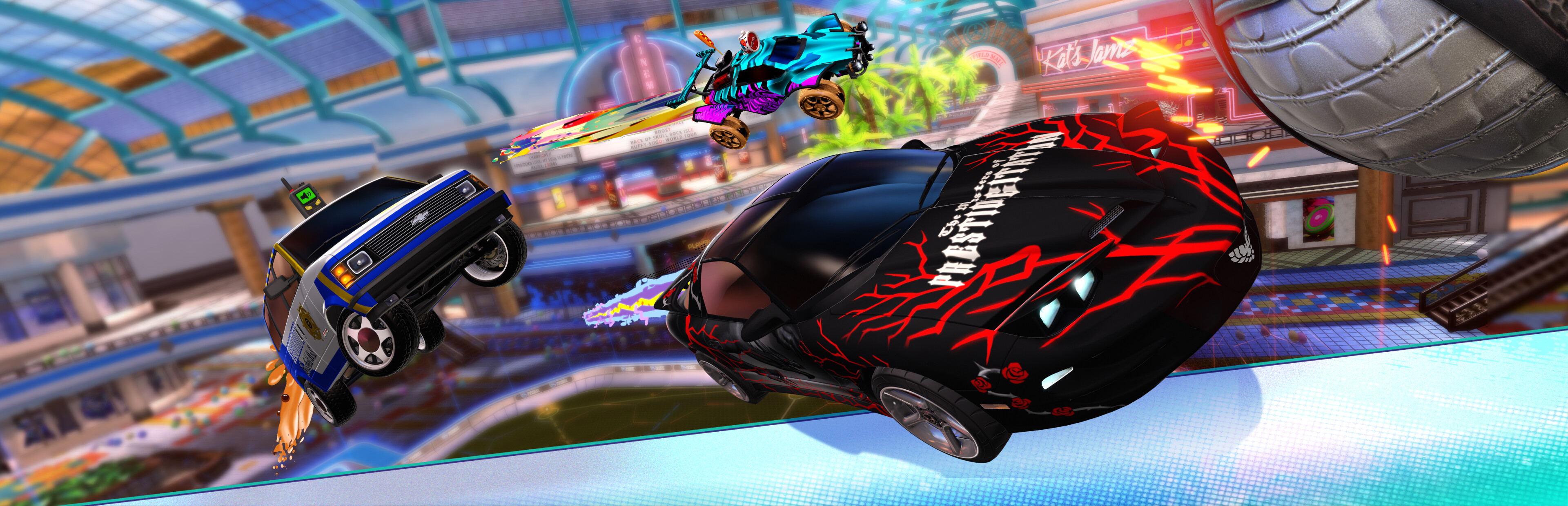 Rocket League Arena Key Art 4K wallpaper
